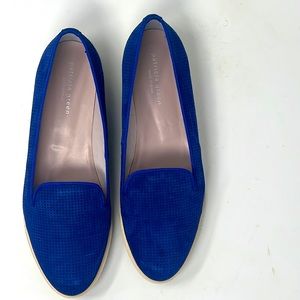 Patricia Green Blue Leather Slip on. Size 41